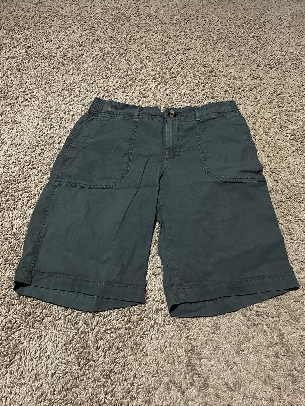 Sonoma Olive Green Utility Bermuda Shorts